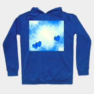 Blue Hearts On Blues Hoodie